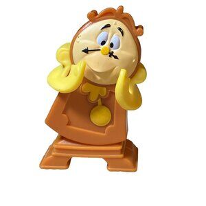 Disney Cogsworth Figure Beauty And The Beast Small McDonalds Happy Meal Toy